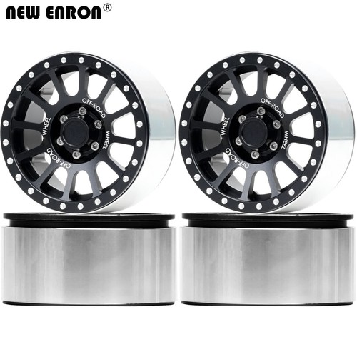 Cerchio ruota mozzo in alluminio 2,6" Beadlock 12 mm per RC 1/10 assiale RB10 Ryft KM YIKONG - Foto 13 di 144