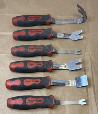 Mac Tools Grip Upholstery Tools Set of 6 UTO18, 26, 28, 27, 31, & 29 USA