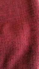 black/red polartec med high loft fabric material soft polar fleece by the yd N