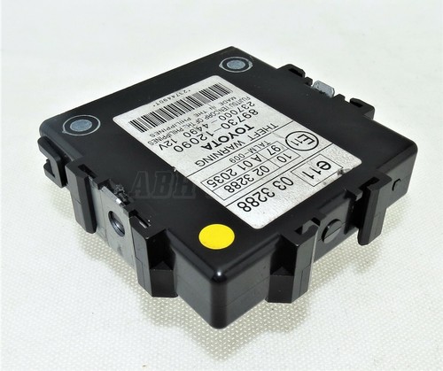 8973012090 Toyota Auris Véritable 12V Antivol Alarme Contrôle Module Unité - Picture 3 of 7