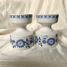 Vintage Figgjo Turi Norway Lotte Candle Holder sticks 3.5”h  Mid Century Modern