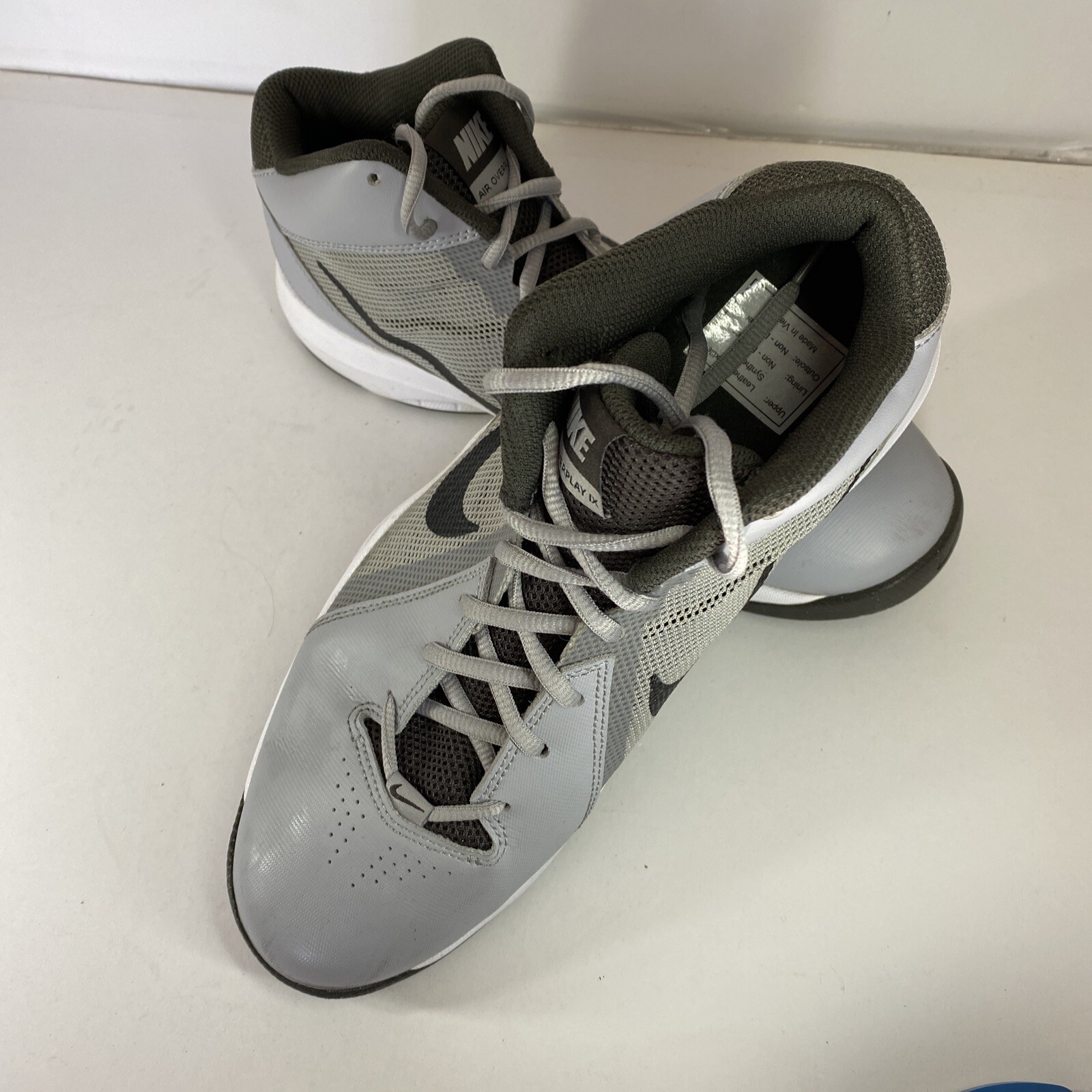 Nike Air Overplay IX Grey Men's Basketball Shoes EU 4… Gem