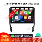 2+64Gb Android 13 CarPlay Car Stereo Radio Gps Swc For Porsche Cayenne 2002-2010