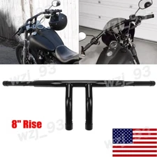 1 1/4'' 8" Rise T-Bars Handlebar Fit For Harley Sportster XL1200 Dyna Bar