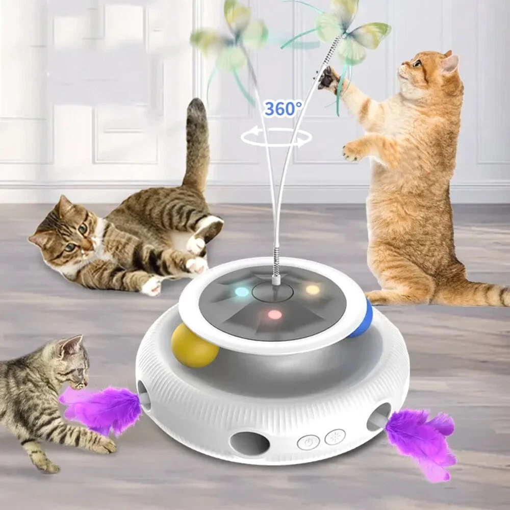 3-in-1 electric cat toy Self Hi Cat teasing stick automatic cat teasing device
Opens in a new window