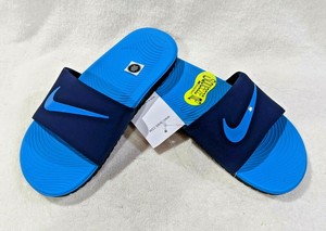 nike kawa slide navy blue