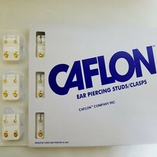 4 MM EAR PIERCING EARRINGS CAFLON WHITE CZ