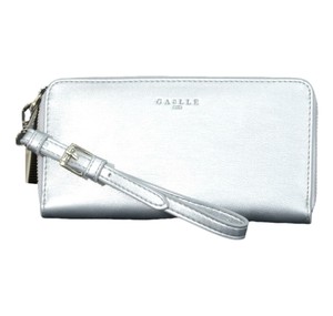 GAELLE PARIS Portafogli Donna Zip Around Con Logo GBDA3089 Colore Argento |  eBay