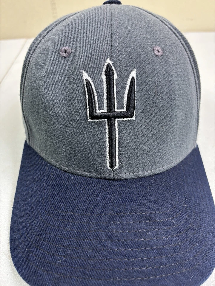 VINTAGE Arizona State Sun Devils Hat Fitted XL Gray ASU Zephyr NCAA College Y2K - Image 2 of 4