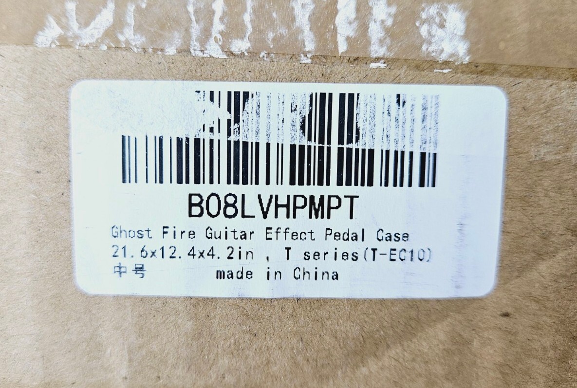 Ghost Fire Guitar Multi Effect Pedal Case 21.6 x 12.4 x 4.2 in T series