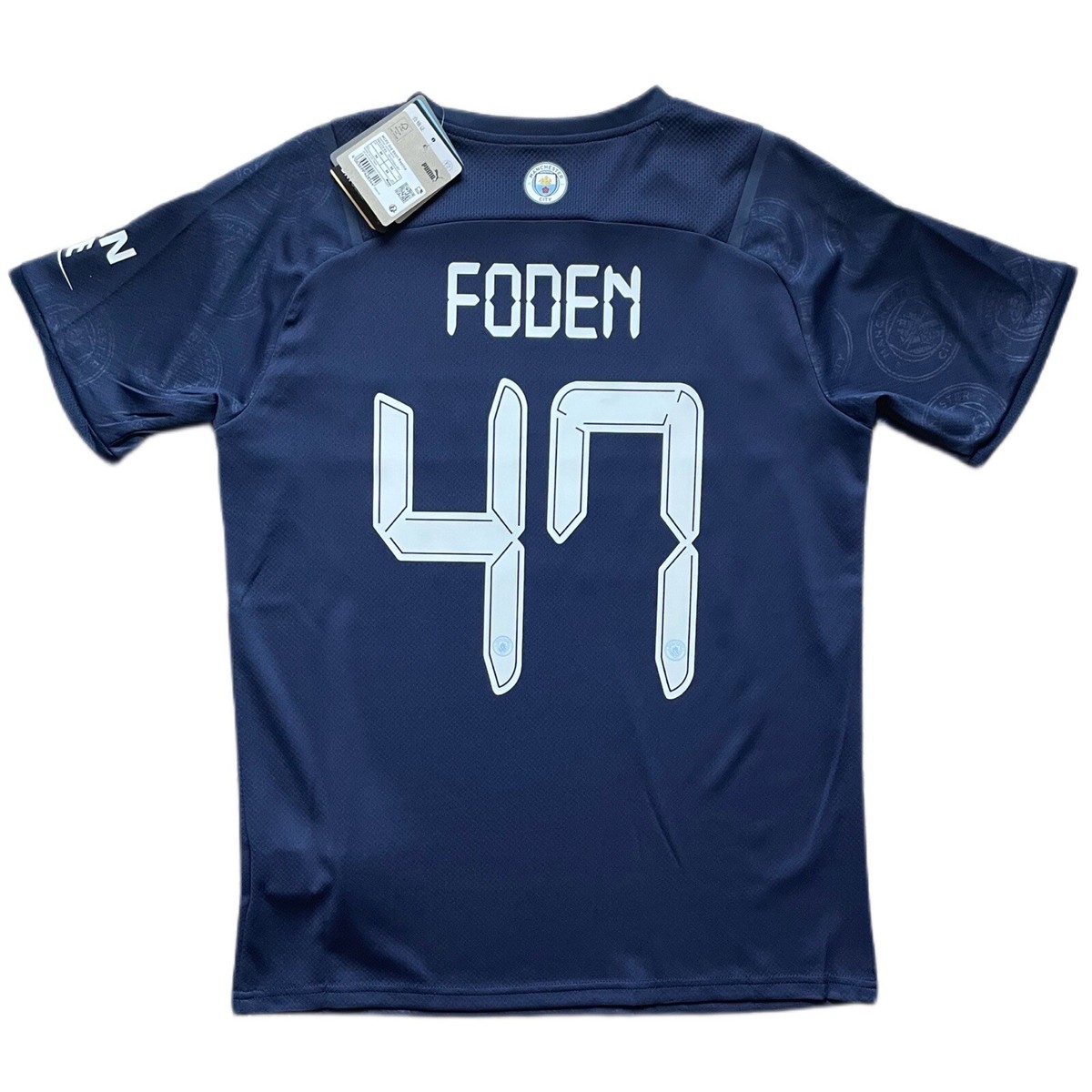 マンチェスター・シティ FODEN 47 3rd 2XL Kids' Manchester City Third Jersey 2025/26 Long Sleeve With