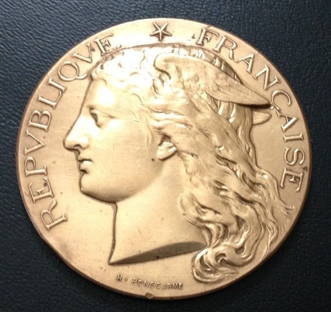 Médaille Commémorative Bronze 51mm - Concours Agricole Nantes 1888 Par Ponscarme