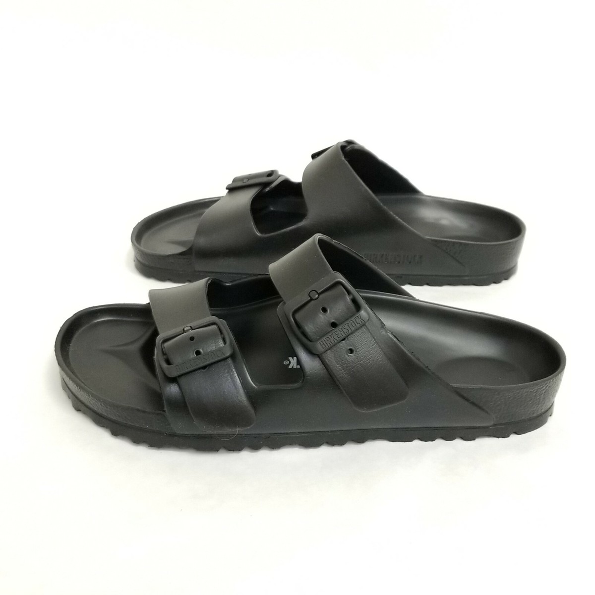 BIRKENSTOCK Arizona EVA Black Rubber Slide Sandals ​Men’s 12.5 US 45 EU Birkenstock Rubber Sandals for Men for sale | eBay main image 3