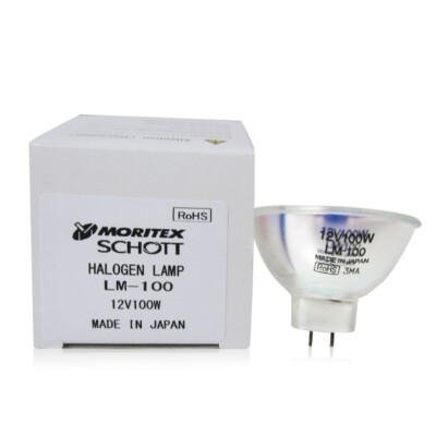 MORITEX SCHOTT Lamp LM-100 MCR-100 12V100W Light Bulb MHAA-100W