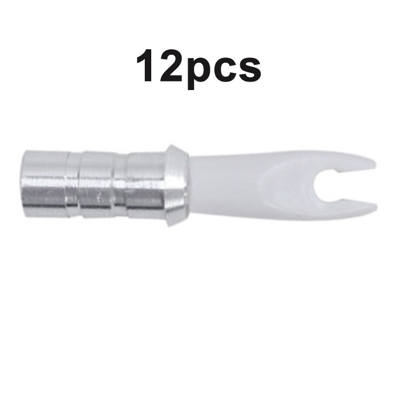 50 Cocche Per Frecce Da Tiro Con Arco - Diametro Interno 6.2mm - In Plastica Per Allenamento - Foto 6