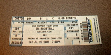 3BA Pro Basketball 2008 Tour 3 On 3 Full Court Ticket Stub at Anaheim Convention