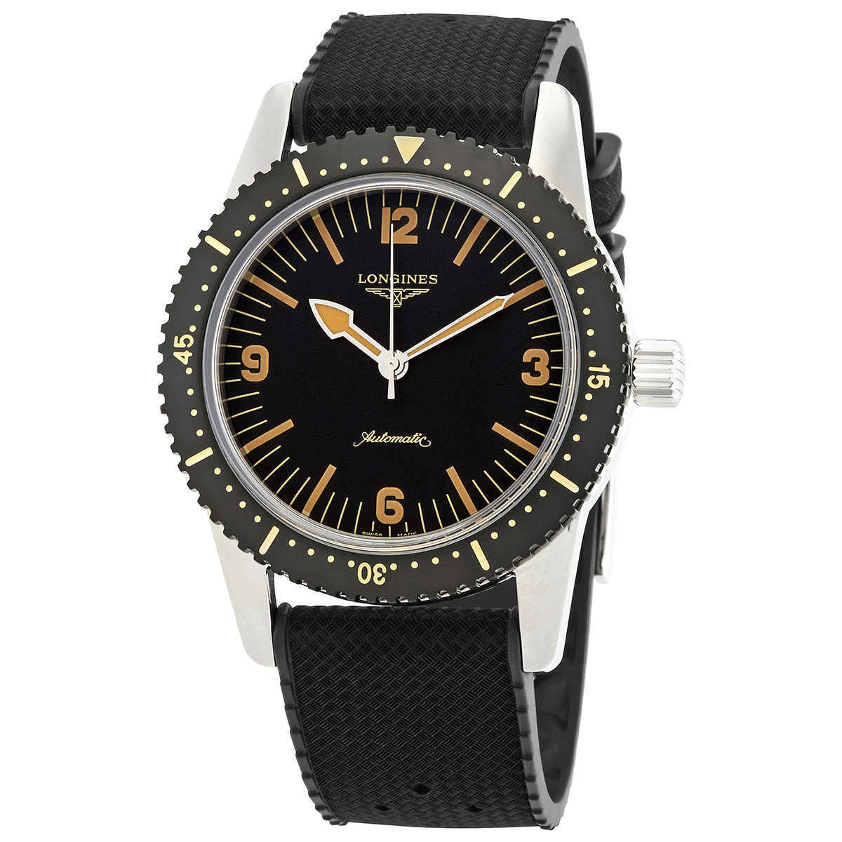 Longines Heritage Automatic Black Dial 