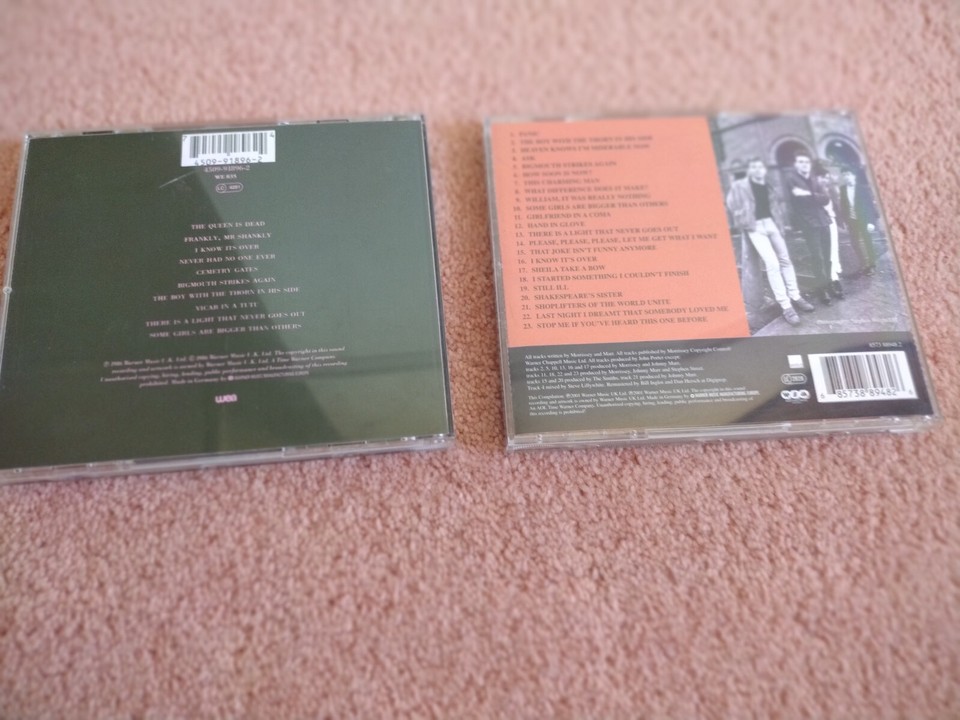The Smiths Job Lot 2 CDs Queen Is Dead, Best Of, Morrissey
