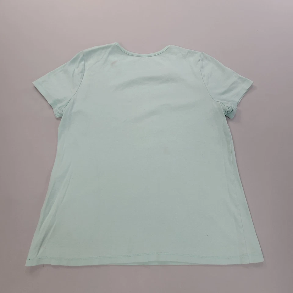 Camisa Ciervo Blanca Mujer Grande Azul Verde Informal Exterior Ligera Damas Foto 2 de 4