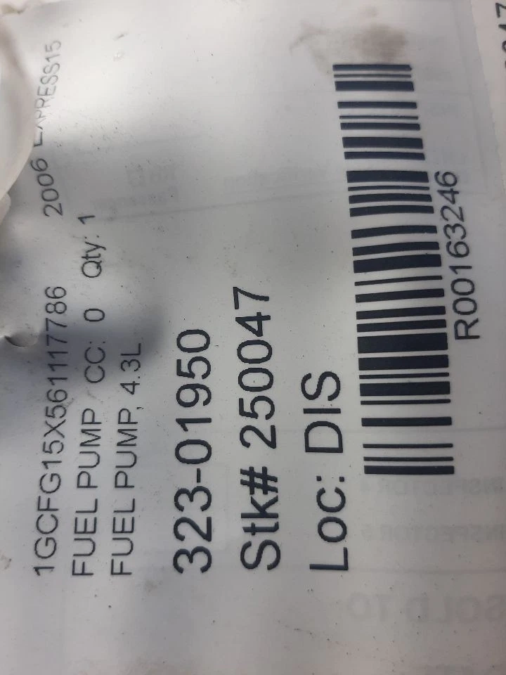 Chevrolet Express 1500 2005-2008 furgoneta conjunto bomba combustible gasolina 4,3 L 19153039 Foto 4 de 4