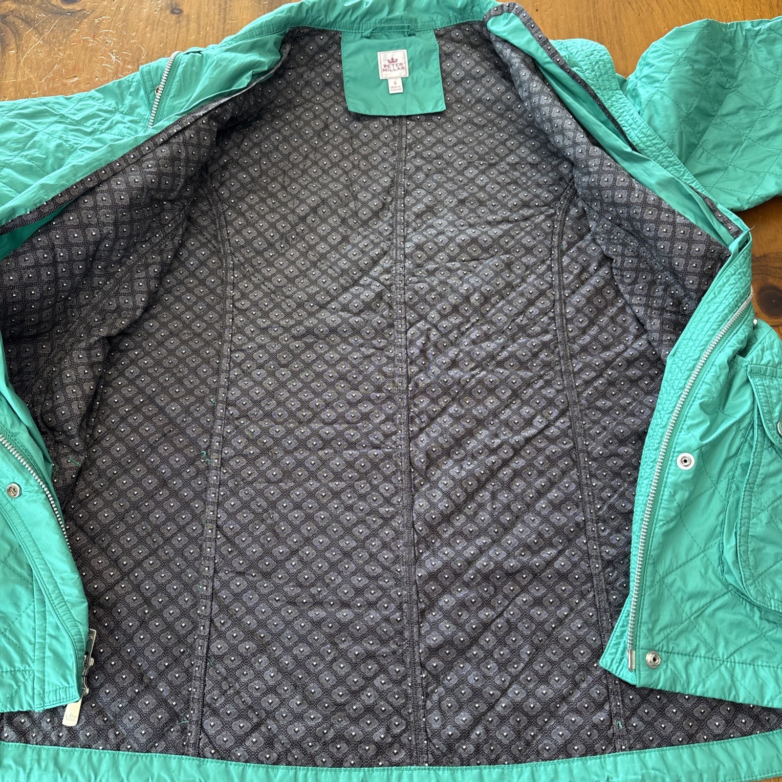 Peter Millar Quilted Jacket Lightweight Size Smal… - image 12