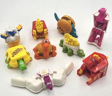 Lot of 9 McDonald's Happy Meal Toys McDino Changeables with 2 Under 3 Toys 1991