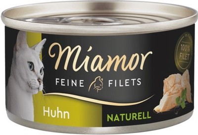  MIAMOR Feine Filets Naturell Chicken - nassfutter für Katzen - 80g Miamor