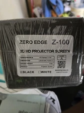Zero Edge Z-100 3D Ready Projector Screen Diamond Cut I-Motorized