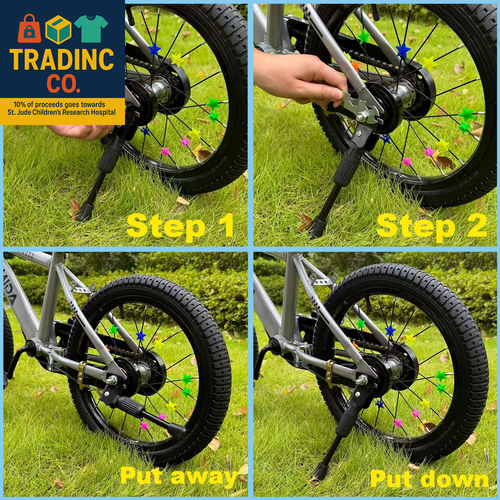 Ständer für 12, 14, 16, 18, 20 Zoll Kinderfahrräder - Carbonstahl Kinderfahrrad - Bild 4 von 7