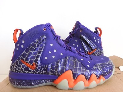Nike Air Barkley Posite Max Court Purple-Team Orange Mens Rare
