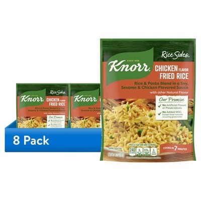 8 pack,Knorr No Artificial Flavors Chicken Fried Rice Cooks in 7 Minutes,5.7 oz