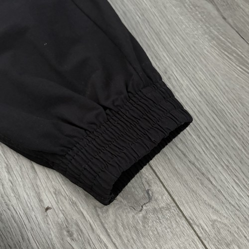 Nike Air Max Cargo Nylon Joggers Black Size L Men's Elastic Waist Pockets - Picture 4 of 9