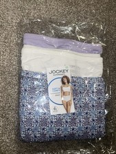 3 JOCKEY Supersoft Soft Comfy Briefs Panties Size 8/XL NEW
