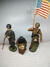 Elastolin WWII U.S. GIs Lot