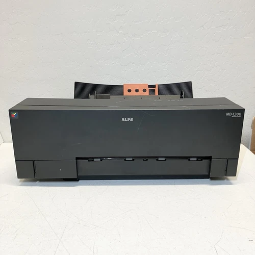 (FOR PARTS) ALPS MD-1300 Micro Dry Color Printer With Cartridges
