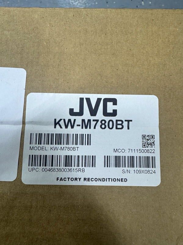 JVC KW-M780BT 2 DIN Touchscreen Digital Media Receiver
