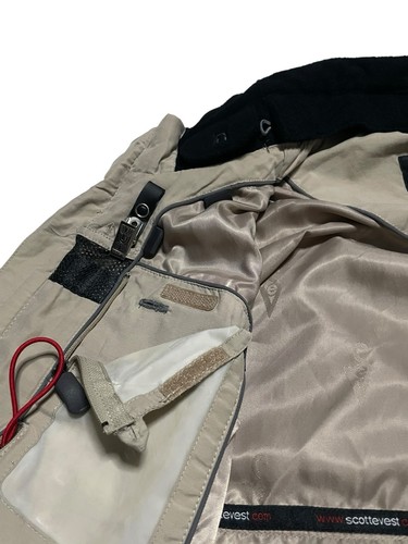SCOTTeVEST Tactical Travel Vest Mens Medium Tan Brown Outdoors Tech Pockets RFID - Picture 6 of 10