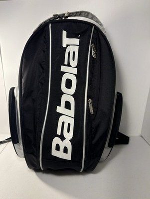 BABOLAT Team White/Black/silver Tennis Racket Racquet BAG Backpack  18 x12 x10 