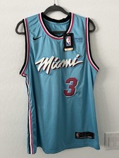 NWT Nike Dwyane Wade Miami Heat Vice City Swingman Jersey Size 52 Length 4