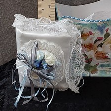 Handmade Wedding Photo Album Guest Book Lace Floral Keepsake Custom Album