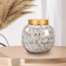 Dletay Small Urns for Human Ashes Keepsake Ceramic Mini Cremation Urns for Human