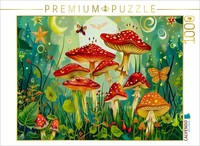Calvendo Puzzle Toadstools And Moths In The Enchanted Forest | 1000 Pieces, Fini