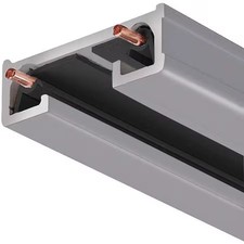 Juno Lighting R 4Ft Sl Track Section, 4 Ft, Silver