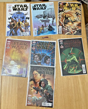 Star Wars #1-6, 9 Comic Lot 2015 Marvel Jason Aaron Variant Bagged Boarded VF