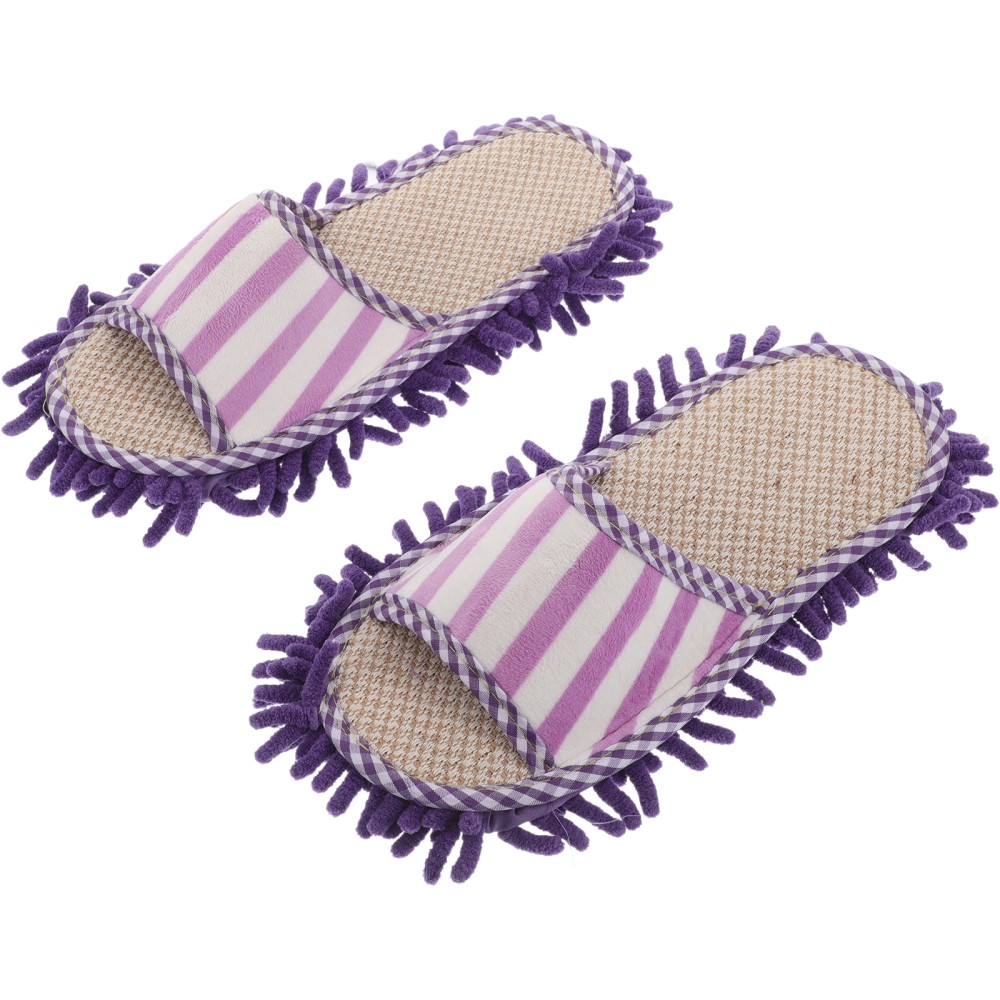 APL Pantofole Uomo Mop Rimovibili Pantofole Tergicristalli per Pulizia Pavimenti