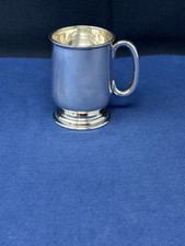 BIRMINGHAM STERLING CHRISTENING MUG NO MONO