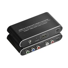 HDMI to Component Converter, YPbPr 5RCA RGB Converter with Black