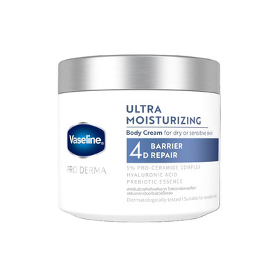 Vaseline Pro Derma Ultra Moisturizing Body Cream(360g)4D Barrier Repair Dry Skin