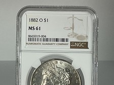 MS 61 Graded 1882 Year Morgan US Dollars (1878-1921) for sale | eBay