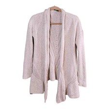 Eileen Fisher Airy Cascading Cable Cardigan C...